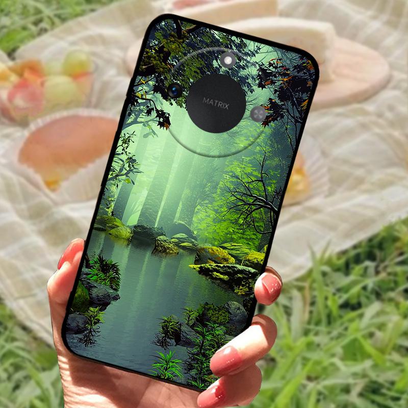 For Honor X9C Smart 5G Case Shookproof Silicone Soft TPU Phone Bumper Cover For Huawei Honor X9C 5G Cartoon Fundas Coque Cases