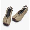 New Summer Soft Leather Split Toe Women Sandals Casual Comfortable Soft-soled Pig's Hoof Shoes Slingbacks Tabi Ballet Shoe