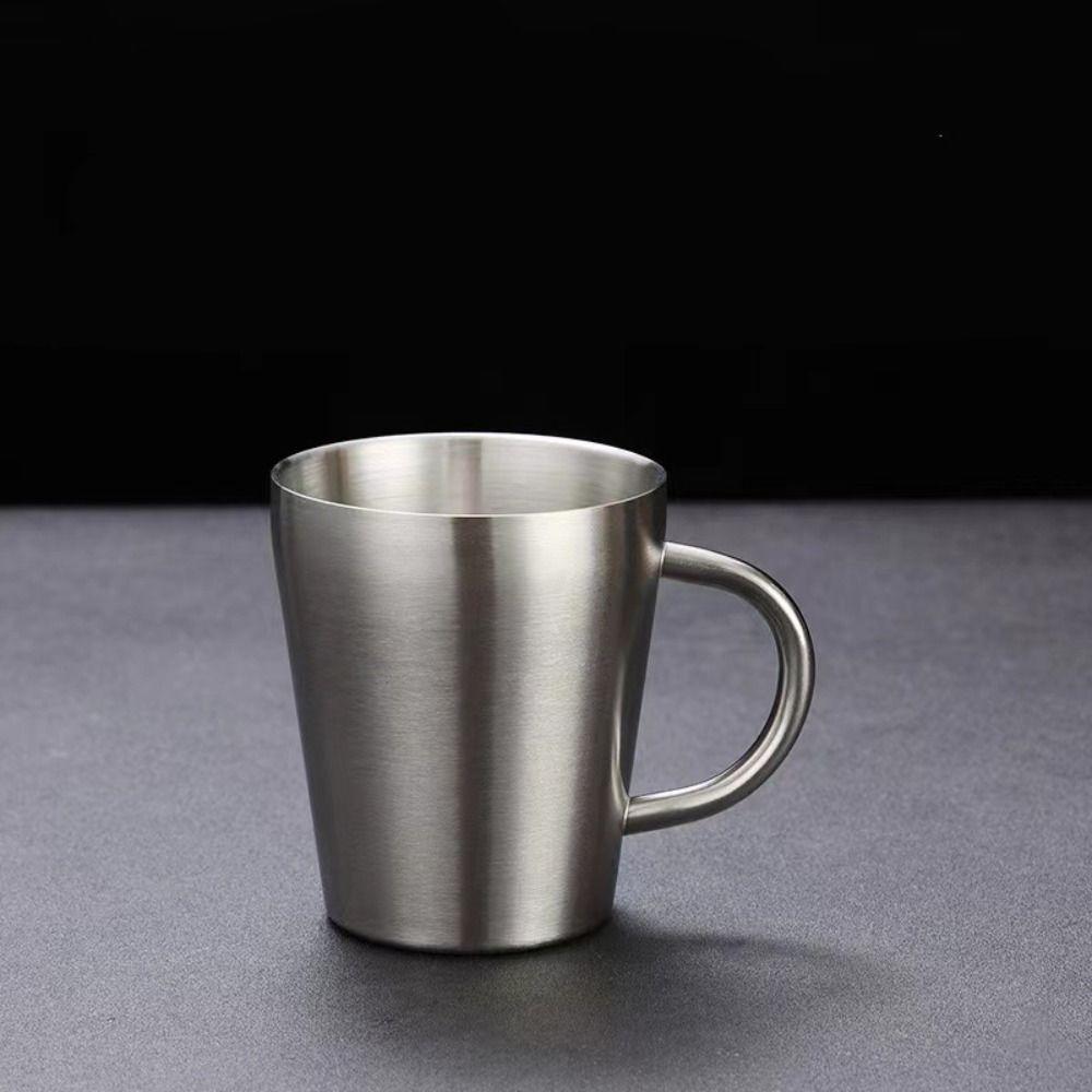 Gehämmerte Textur Edelstahl Kaffeetasse Doppelwandig Thermos Tasse Edelstahl Trinkbecher Zuhause