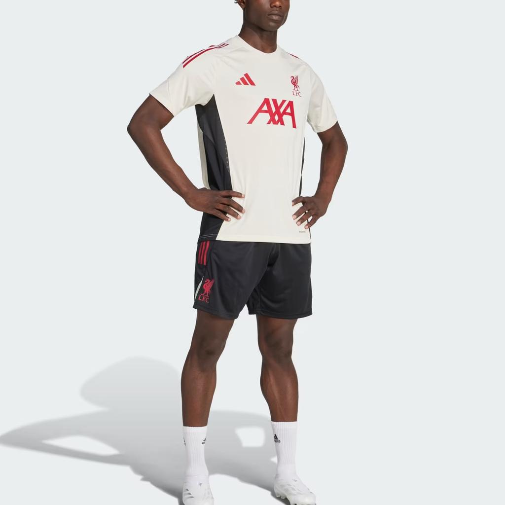 adidas Pantalones Deportivos de Fútbol Rayados con Logo del Liverpool FC Tiro 25 para Hombre JV6575