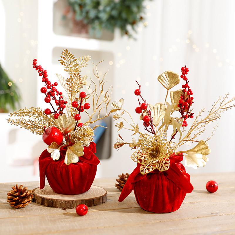 Floral Diy Plastic Home Decor Insert Branches Christmas Festive Setting Supplies