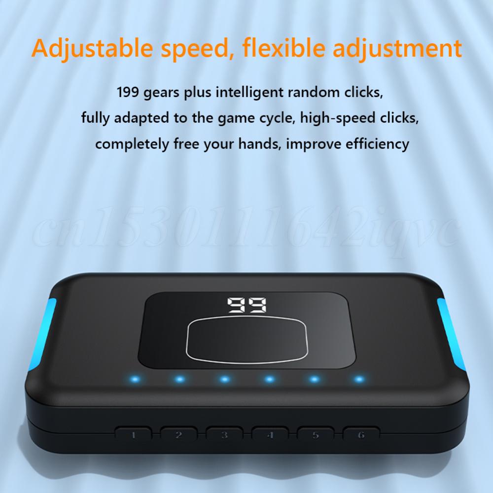 Auto Clicker Physical Screen Tapper 199 Gear Adjust Bluetooth Clicking Simulator Clicker Tapper for Android/iOS Stream Play Game