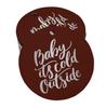 Inkdotpot Real Gold Foil Baby It's Cold Outside Baby Shower Tags Favor Hang Paper Tags 100