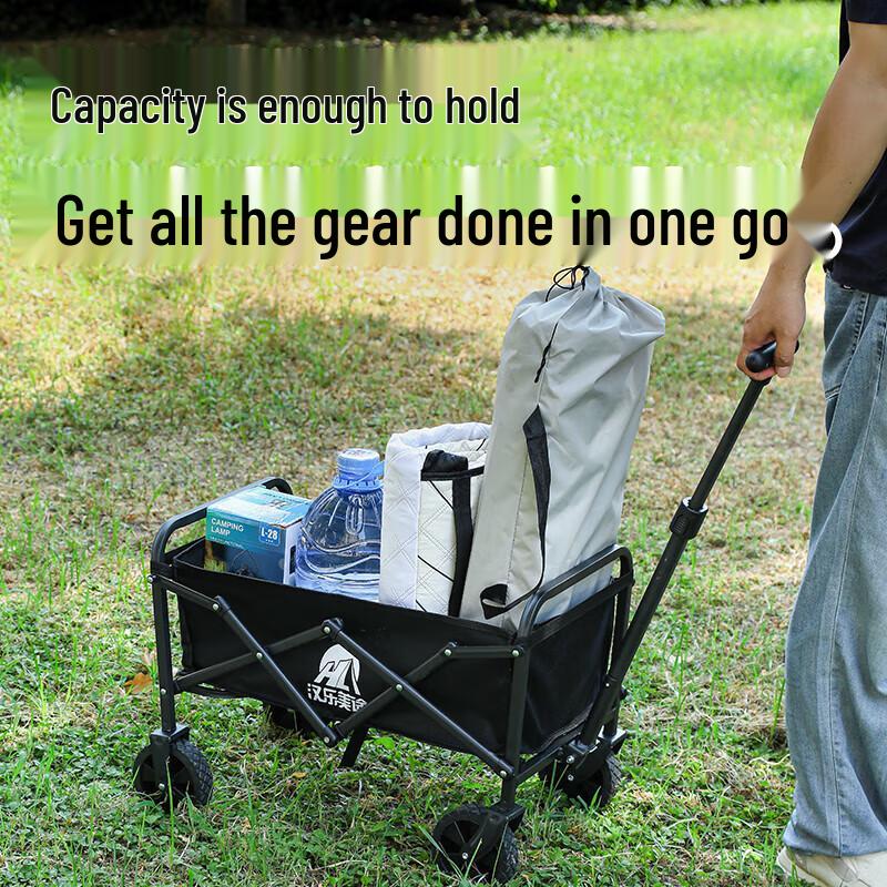 Hanlemeitu Outdoor Foldable Camping Cart