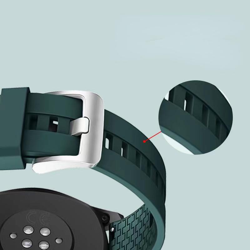 20mm 22mm Silicone Band for Huawei Watch GT5 Pro/GT5 4 3 2e 46mm Sport Bracelet for Samsung Galaxy Watch 4 5 6 7 44mm 40mm Strap