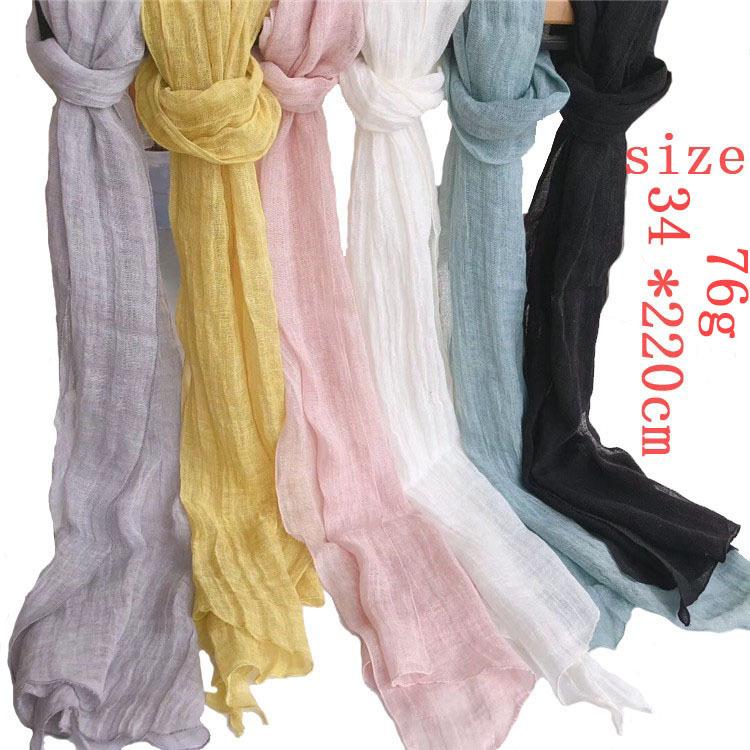 Summer Fashion Solid Color Extended Rhombus Scarf Japanese Literary Sunscreen Silk Scarf Irregular Linen Shawl Women