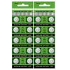 Pack Of 10pc/20pc AG1/364/LR621 High Capacity Alkaline Button Cell Batteries AG2/LR726/396 For Watches And Toys