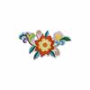 Flowers Leaves Embroidery Patches Hot Melt Adhesive Ironing DIY Embroidery Flowers Patch Sew Iron On Patches