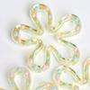 Resin Flower Charm Pendant for DIY Jewelry Making Findings Double Side Flower
