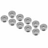 10Pcs Ball Bearings Stainless Steel WearResistant Quiet Skateboard Driver Accessories S628Z