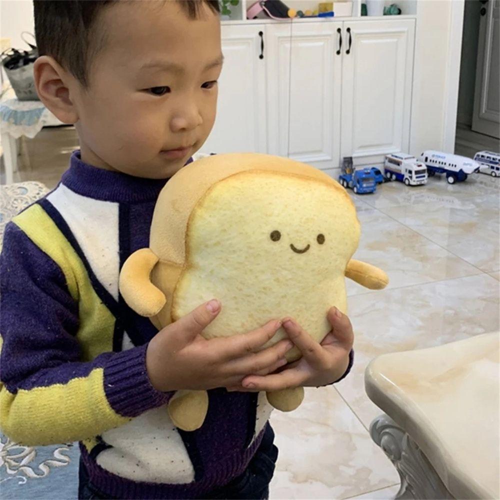 Toys Brinquedos Home Decor Toast Bread Plush Toy Stuffed Plushie Peluche Doll Bread Slice Pillow