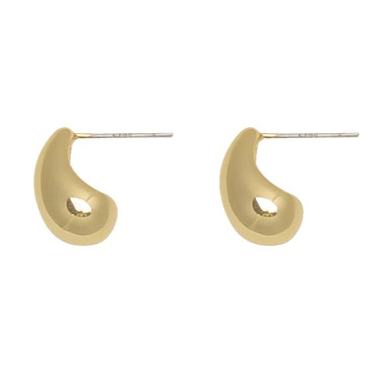 Mido S Silver Needle Simple Small Water Drop Earrings Small Earrings Stylish Temperament Cold Wind Exquisite Versatile Commuter