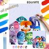 Digital Oil Painting Inside Out 2 Character Art Handmade Diy Home Decorations