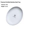 1Pc Titanium Camping Plate Travel Tableware Stackable Camping Supplies Backcountry Dinnerware For Backpacking Picnic Equipment