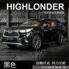 zcawt5 1:24 Toyota HIGHLANDER Streetcar version Diecast Metal Alloy Model car Sound Light Pull Back Collection Kids Toy Gifts
