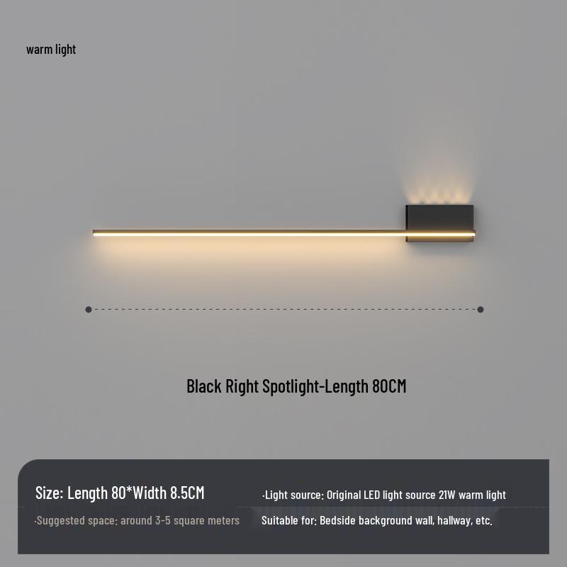 2025 Minimalist Strip Wall Light for Living Room & Bedroom