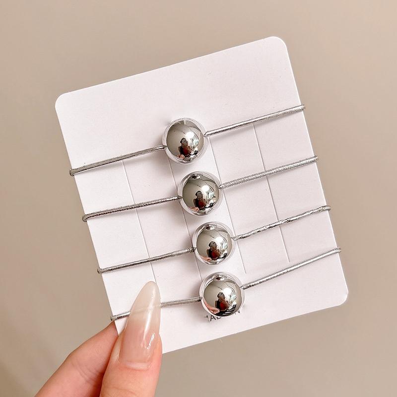 New Round Ball Hair Ties Rubber Bands Women Ponytail Elastic Gum Hair Ropes Fashion Hair Accessories