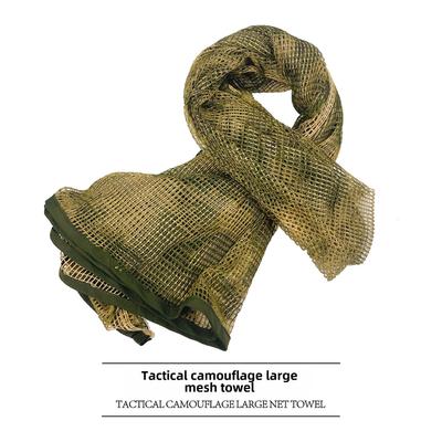 Taktischer Camouflage Dschungelschal - Großer Outdoor Militärkopfschal für Jagd und CS-Aktivitäten