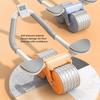 Automatic Rebound Abdominal Wheel Detachable Handle Elbow Support Ab Core Equipment Wheel for Home Orange