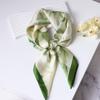 70cm Vintage Korean Style Silk Scarf: Versatile Faux Silk Neckerchief with Vintage Print for Women
