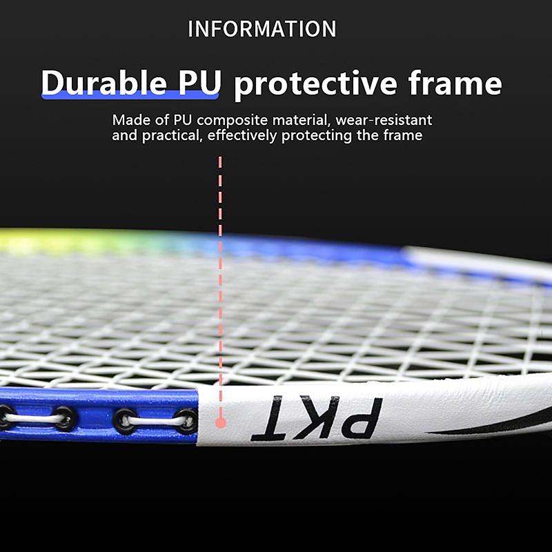 DIY Badminton Racket Head Protector Multi Color Anti-friction Simple Removable Portable Frame String Tape