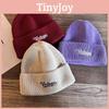 Fashion Letter Embroidery Neutral Casual Warm Knitted Hat For Autumn Winter And