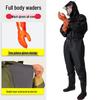 Full Body Waterproof Waders with Skin Suit & Water Shoes for Fishing and Reservoir Activities