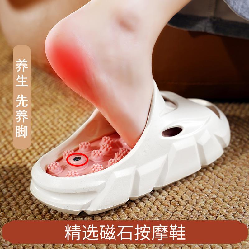 New women's massage shoes, soles acupoints raised slippers, fingerboard cool slippers