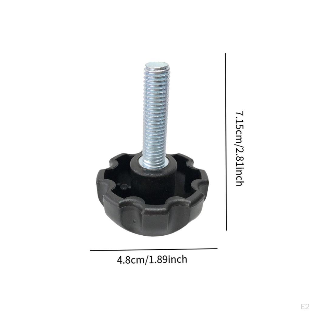 M10 X 40mm Thread Screw Hand Knob Bolt Versatile Replacement Repair Parts for Fitness Bikes