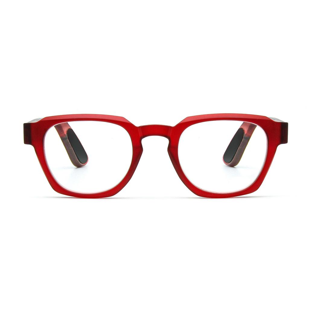 Bold-Design Thick-Framed Oval Lightweight Reading Glasses Flexible Spring Hinge Anti-Slip Temples Comfort In Vogue