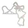 Festives Metal Door Frame Sign Door Corner Decoration for Christmas Celebration Home Decoration for Window and Wall