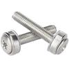 304 Stainless Steel Cross Crown Screw, Nickel-Plated Carbon Steel Cabinet Screw M5/M6
