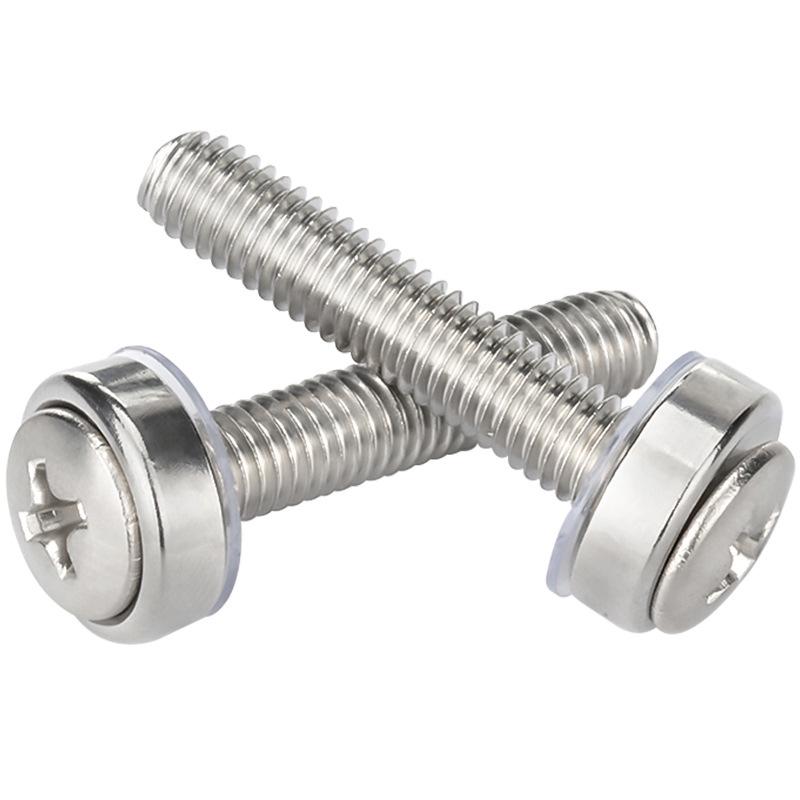 304 Stainless Steel Cross Crown Screw, Nickel-Plated Carbon Steel Cabinet Screw M5/M6