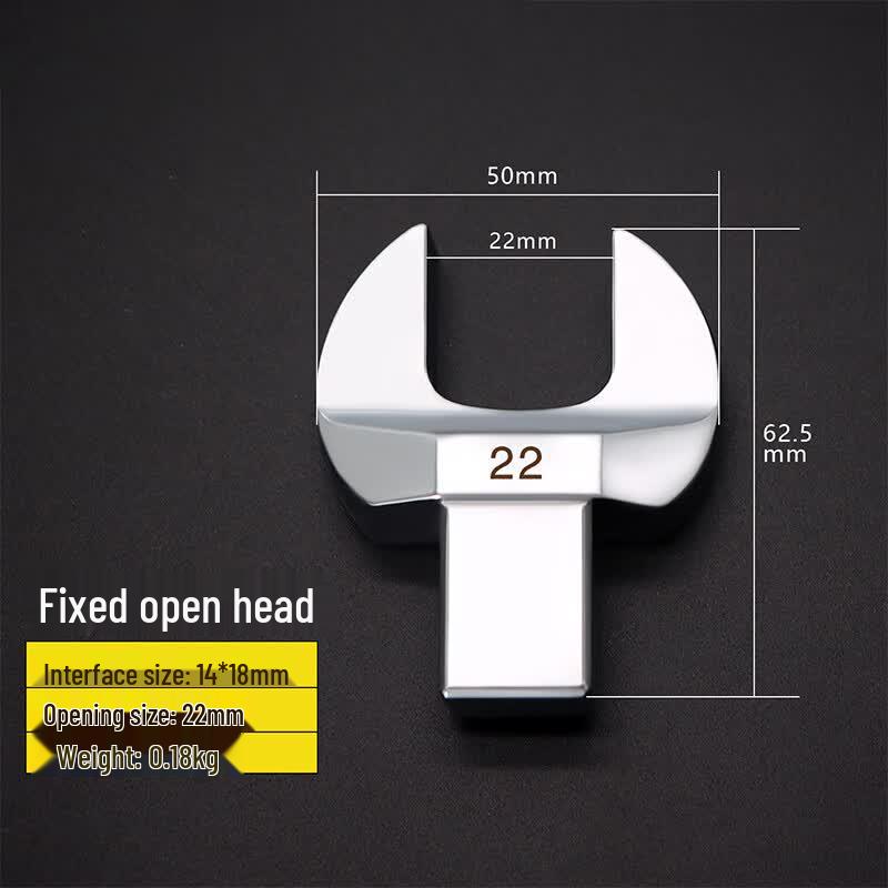 Torque Wrench Open Head Attachment