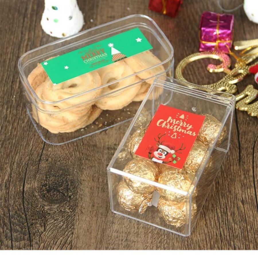 New Christmas Adhesive Sticker Adhesive Label Gift Box Sealing 8/ Sheet