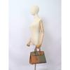 Sac à main explosif pour femme en cuir de vachette à motif de paume de qualité A, coutures extérieures contrastées en cuir, bord à l'huile, sac à bandoulière