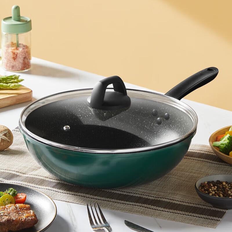 Chuidahuang 32cm Maifan Stone Non-stick Wok