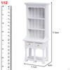 1:12 1/12 Miniature Cupboard Bookcase Dollhouse Furniture Adults Playset