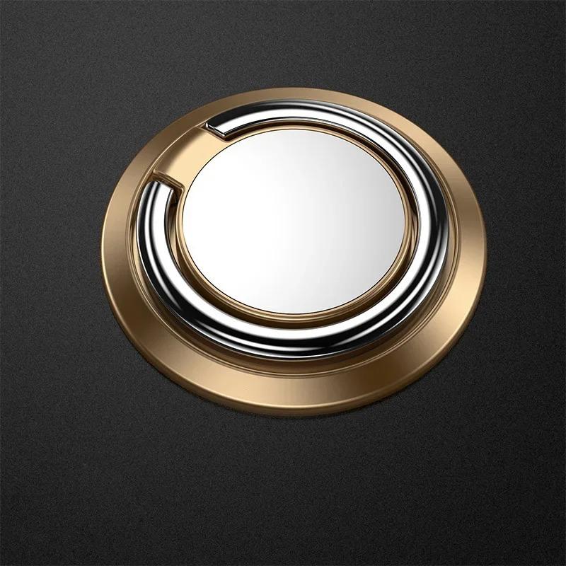360 Degree Rotating Finger Ring Mobile Phone Holder For iPhone Samsung Huawei Redmi Universal Car Magnetic Mount Pad Metal Stand