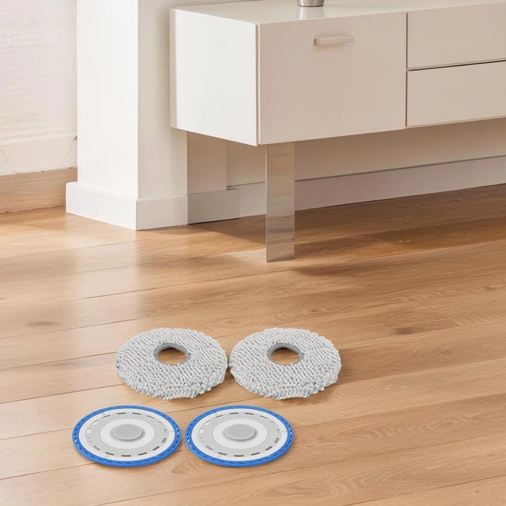 Robust Mop Cloth Holder For Ecovacs For DEEBOT For Pro For Omni 4 Piece Kit For Efficient Cleaning Performance