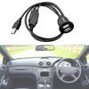 Faster and Efficient Charging Dual Ports USB Panel Flush Mount Car Accessories Support Data Transfer or Power Charging