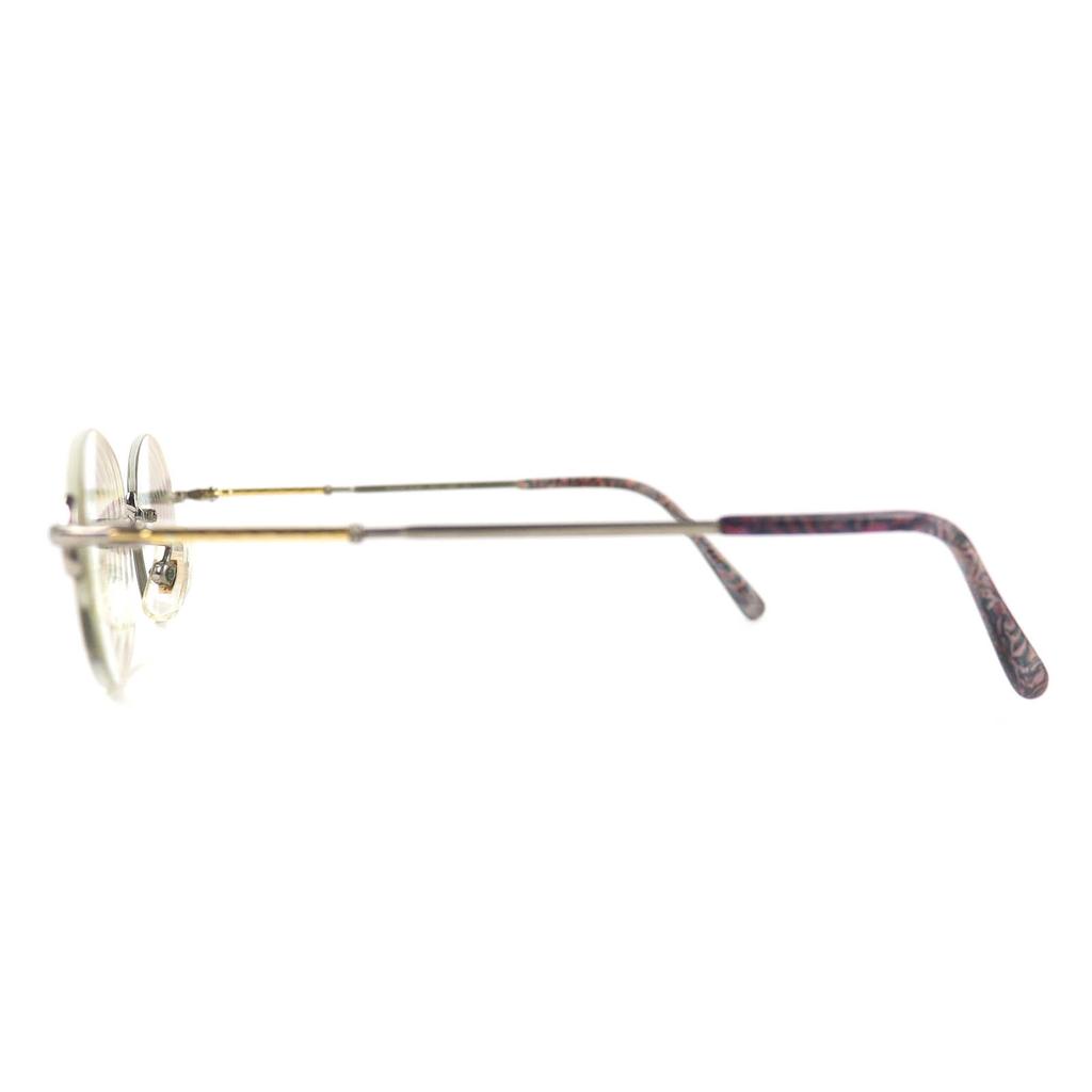 Very Good PARIS MIKI Glasses Titanium, temples partially in K18, rimless AU-132 Used