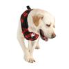 Tanpopo No Pull Dog Harness with Multifunction Dog Leash Soft Adjustable No Choke Escape Proof Pet Vest Christmas Plaid Pattern