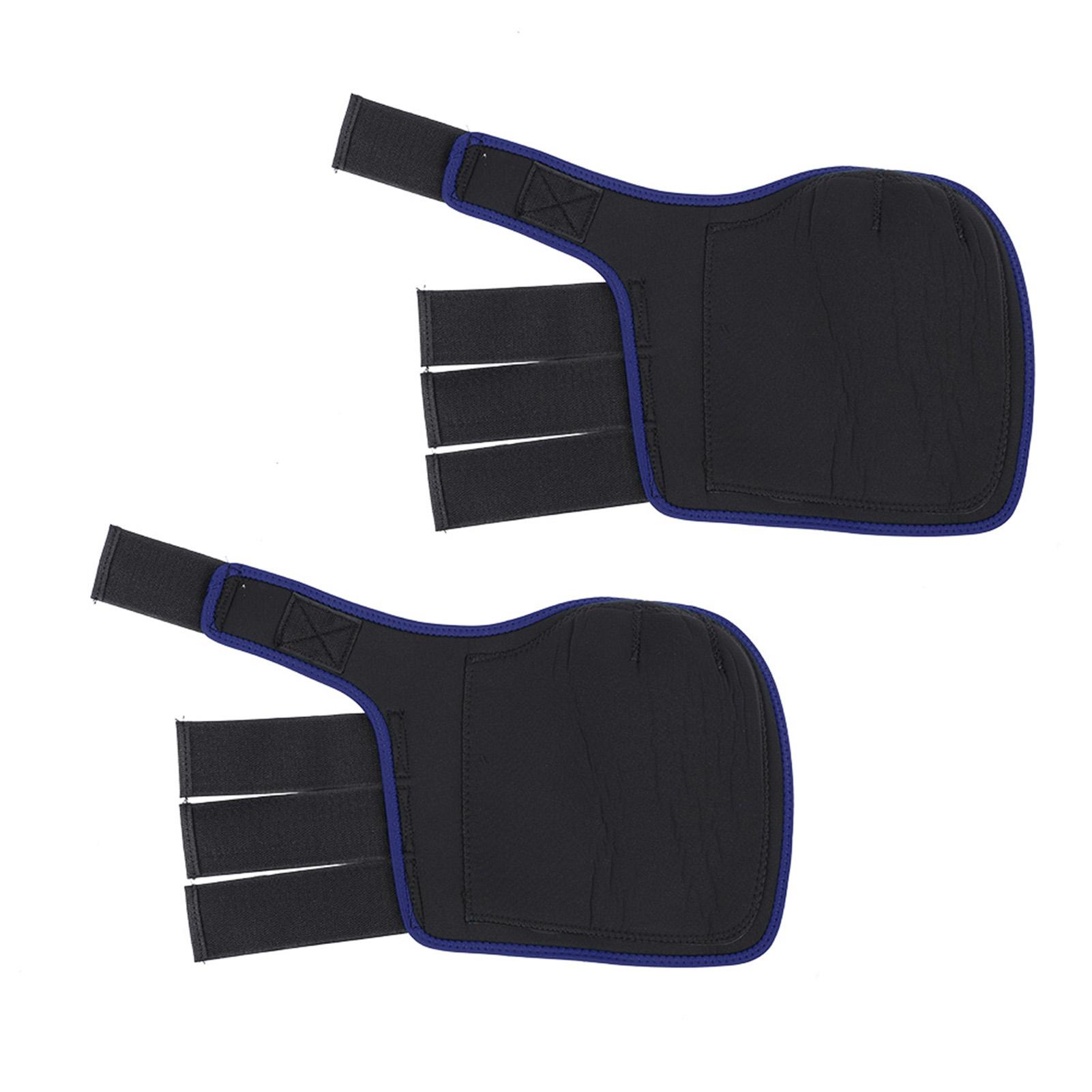 

1 Pair Adjustable Horse Splint Leg Boot Protection Support Wrap Equestrian Equipment Dark Blue