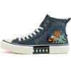 Kappa Comfortable Trendy Durable Lightweight High-Top Canvas Shoes Unisex sneakers Denim-Blue K0BX5VS10D-878