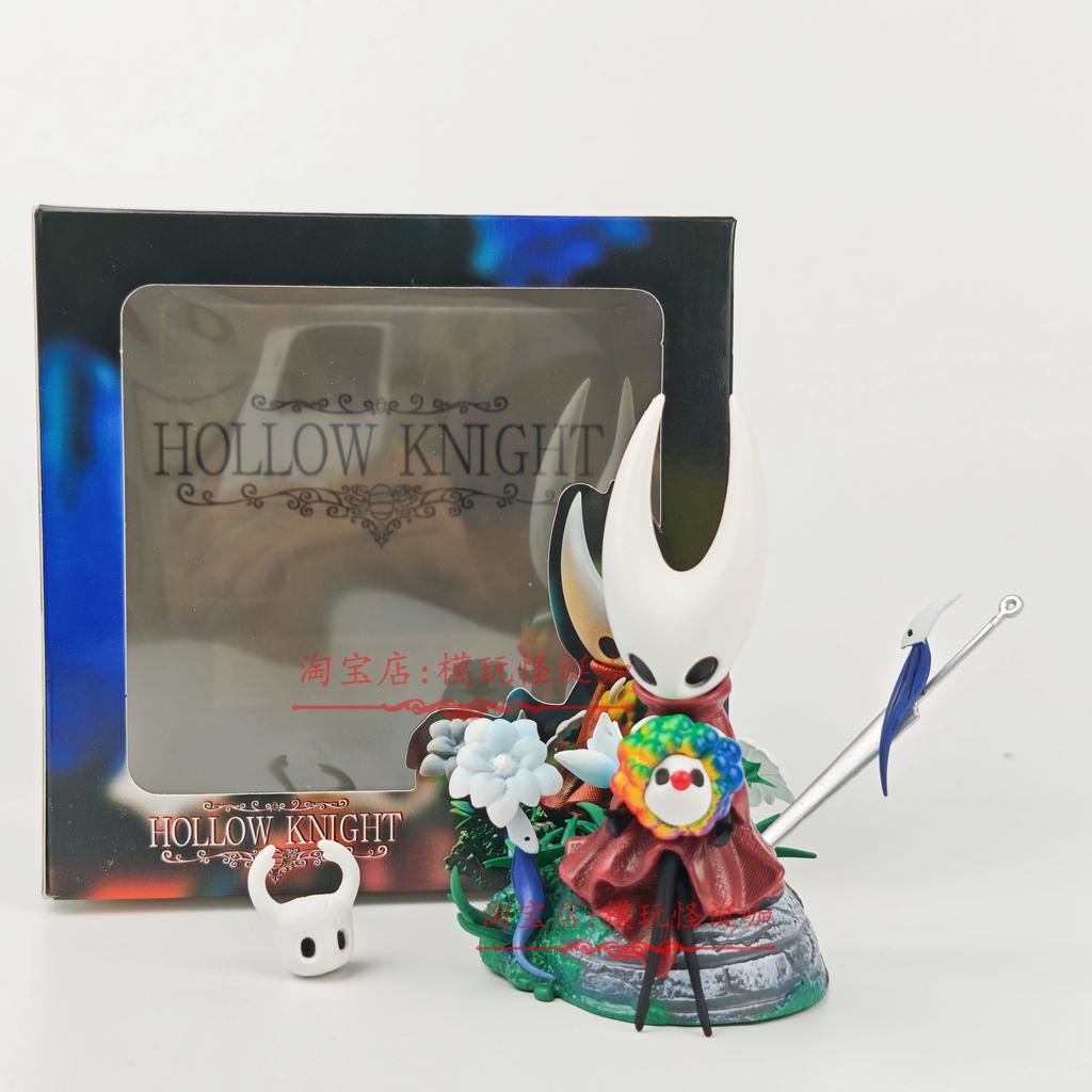 Activity Figure Hollow Knight Series Collection Silksong Garage Package Knight King Hornet Model Character Style Desktop Ornaments Playthings