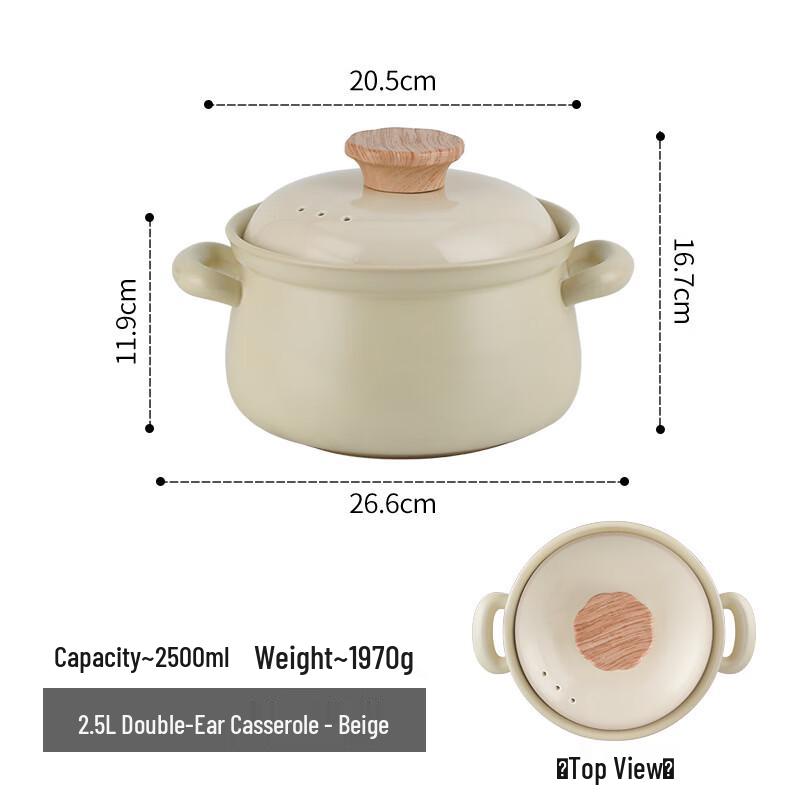 Wutuo High-Temperature Ceramic Stew Pot