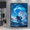 Japanese Anime Canvas Paintings  Pikachu Poster Cartoon Character Picture Bright and Clear Colors High Quality Home Decor