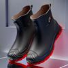 Frühling Herbst Kochen Arbeit Knöchel Herren Gummistiefel Niedriger Absatz Wasserdicht Beständig Angeln Wasser Kunststoff Gummi 2026 Schlamm Herrenschuhe