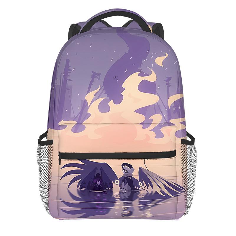 Fashion Novelty Cool Murder Drones Student Bookbag Notebook Backpacks 3D Print Oxford Waterproof Boys/Girls Travel Backpacks